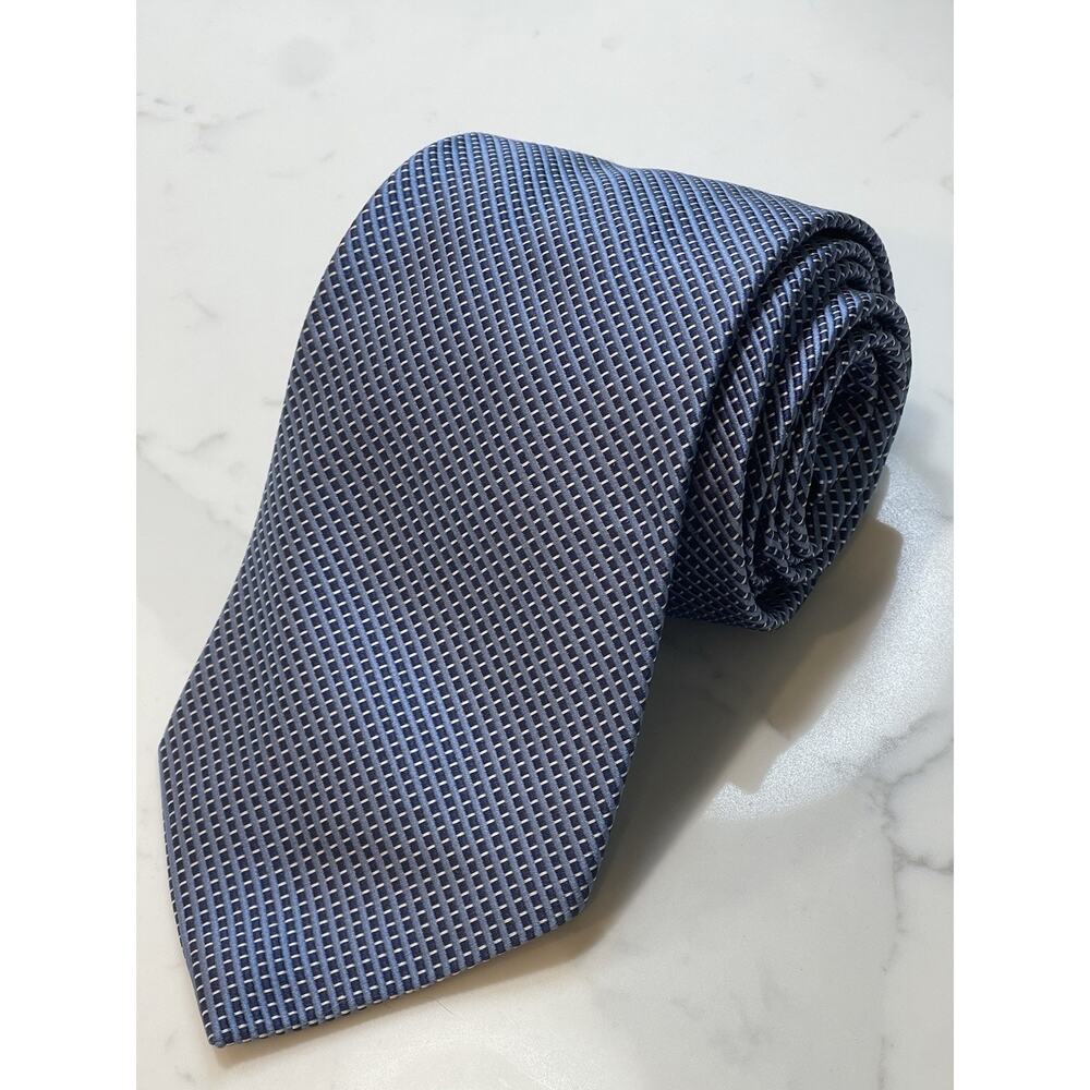 Brooks Brothers 346 Blue Silk Foulard Tie 58.5 x 3.75 Traditional Classic USA